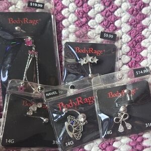 Body Rage Piercing Jewelry Set